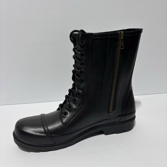 Steve Madden Women’s Troopa-R Black Lace-Up Boots, Size 7 M - Picture 2 of 7